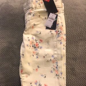 Floral super skinny high stretch size 10